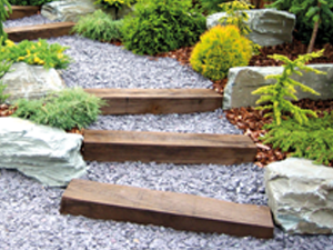 Traverse Paysagère 100x200x2600 Chêne élégance